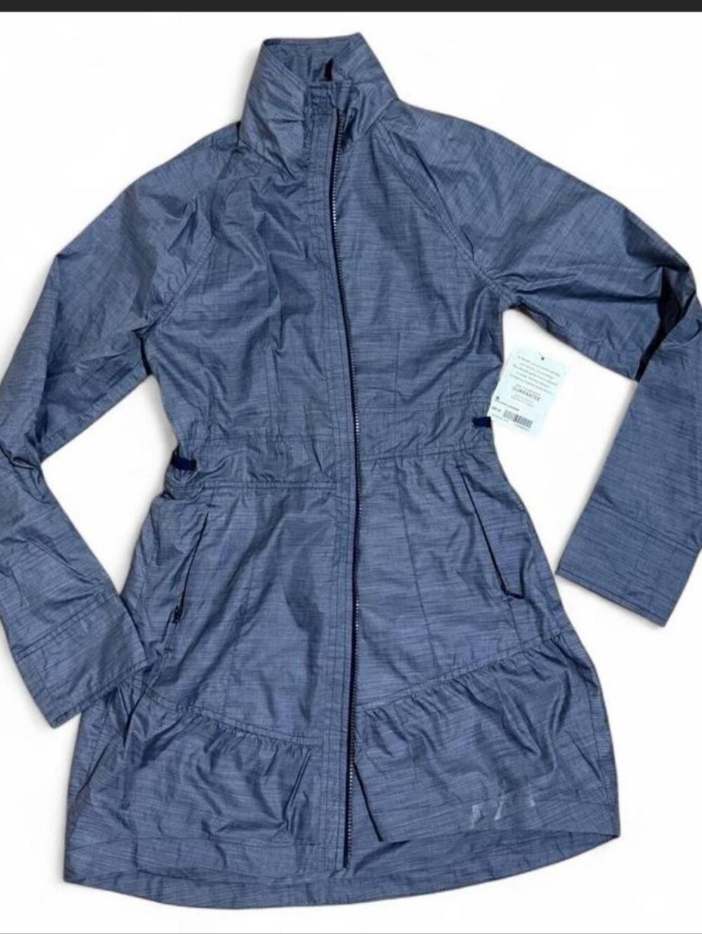 NWT - Athleta Women’s Lightweight Blue Rain Jacket